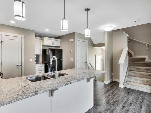 71 1391 Starling Drive, Edmonton, AB - Indoor Photo Showing Kitchen With Double Sink With Upgraded Kitchen