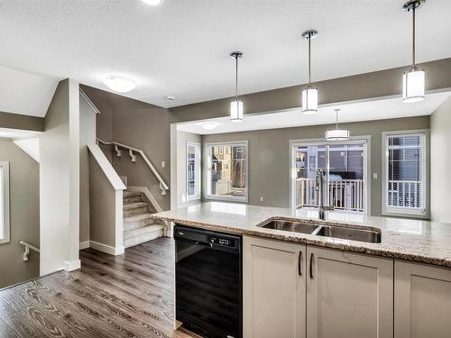 71 1391 Starling Drive, Edmonton, AB - Indoor Photo Showing Kitchen With Double Sink