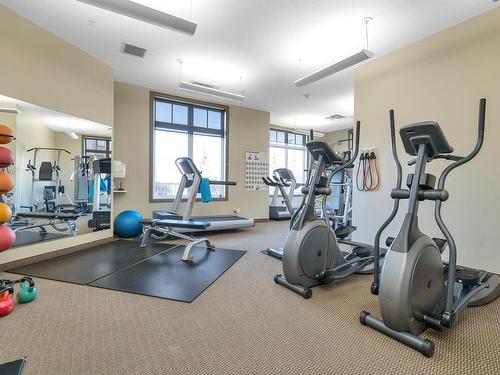 333 160 Magrath Road, Edmonton, AB - Indoor Photo Showing Gym Room