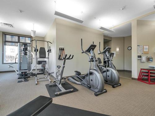 333 160 Magrath Road, Edmonton, AB - Indoor Photo Showing Gym Room