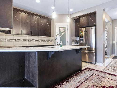 2332 70 Street, Edmonton, AB - Indoor Photo Showing Kitchen With Stainless Steel Kitchen With Upgraded Kitchen