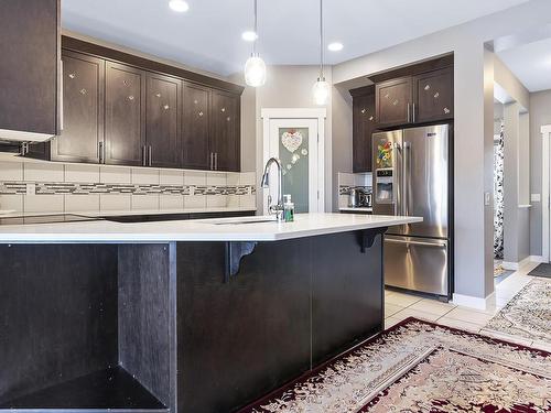 2332 70 Street, Edmonton, AB - Indoor Photo Showing Kitchen With Stainless Steel Kitchen With Upgraded Kitchen