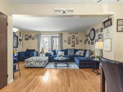 14606 54 St Nw, Edmonton, AB - Indoor Photo Showing Living Room