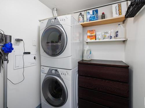 803 9707 106 Street, Edmonton, AB - Indoor Photo Showing Laundry Room