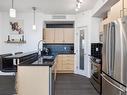 803 9707 106 Street, Edmonton, AB  - Indoor Photo Showing Kitchen With Stainless Steel Kitchen With Upgraded Kitchen 