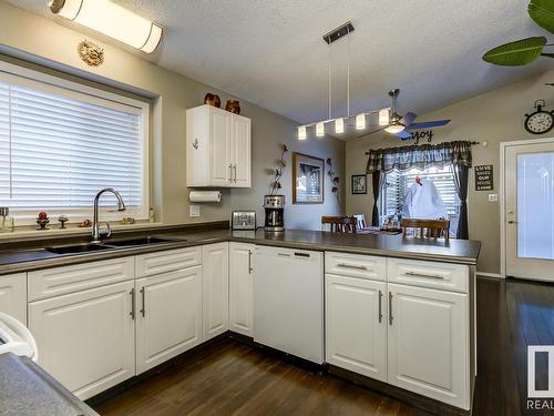 5204 138A Avenue, Edmonton, AB - Indoor Photo Showing Kitchen With Double Sink