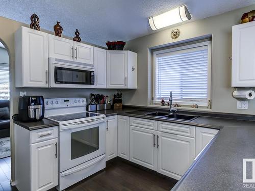 5204 138A Avenue, Edmonton, AB - Indoor Photo Showing Kitchen With Double Sink