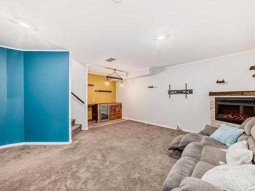 2900 Maple Way, Edmonton, AB - Indoor With Fireplace