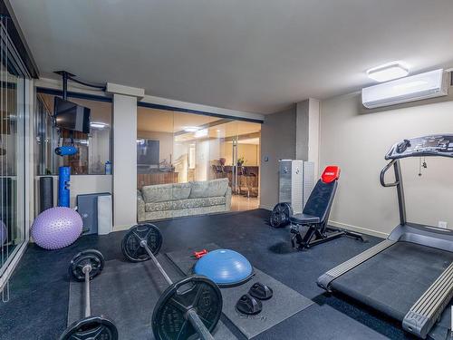 4 Whitemud Place, Edmonton, AB - Indoor Photo Showing Gym Room