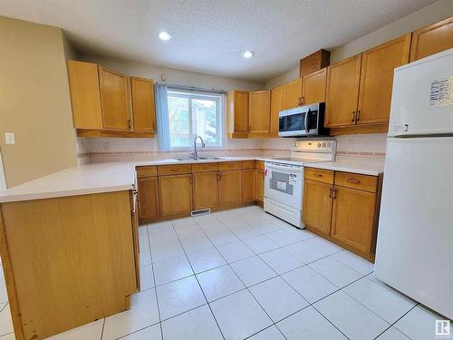 17632 96 Avenue, Edmonton, AB - Indoor Photo Showing Kitchen With Double Sink