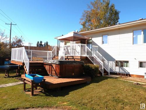 5215 49 Avenue, Onoway, AB - Outdoor With Deck Patio Veranda With Exterior