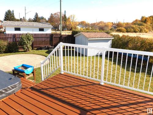 5215 49 Avenue, Onoway, AB - Outdoor With Deck Patio Veranda With Exterior