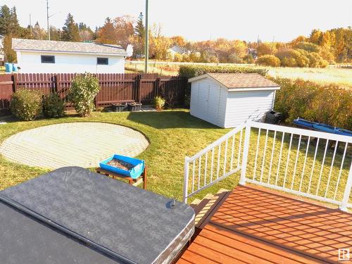 5215 49 Avenue, Onoway, AB - Outdoor With Deck Patio Veranda