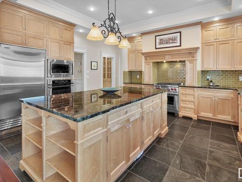 7808 Jasper Avenue, Edmonton, AB - Indoor Photo Showing Kitchen With Upgraded Kitchen