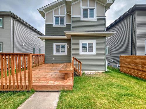 4705 36 Street, Beaumont, AB - Outdoor With Deck Patio Veranda With Exterior