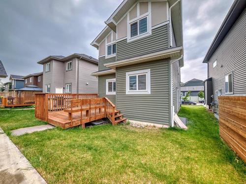 4705 36 Street, Beaumont, AB - Outdoor With Deck Patio Veranda With Exterior