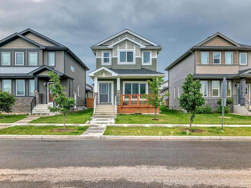 4705 36 Street, Beaumont, AB - Outdoor With Deck Patio Veranda With Facade