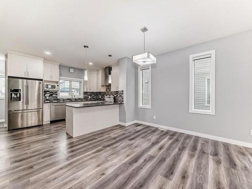 4705 36 Street, Beaumont, AB - Indoor Photo Showing Kitchen With Upgraded Kitchen