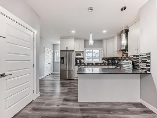 4705 36 Street, Beaumont, AB - Indoor Photo Showing Kitchen With Upgraded Kitchen