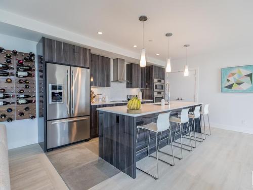 601 11969 Jasper Avenue, Edmonton, AB - Indoor Photo Showing Kitchen With Upgraded Kitchen