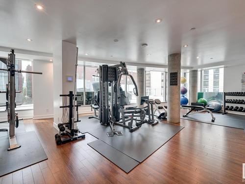 601 11969 Jasper Avenue, Edmonton, AB - Indoor Photo Showing Gym Room