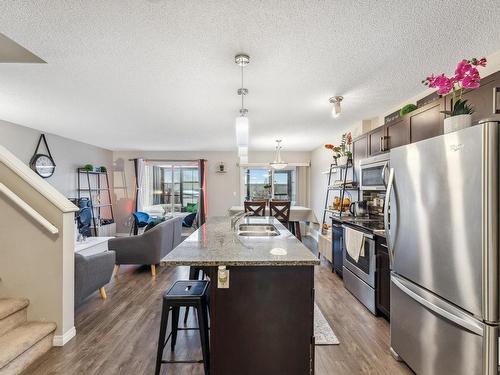 729 Eagleson Cres, Edmonton, AB - Indoor Photo Showing Kitchen With Double Sink With Upgraded Kitchen