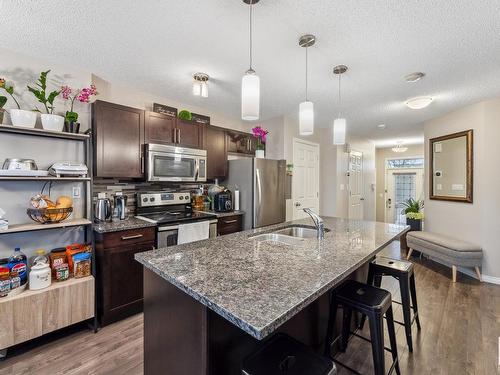 729 Eagleson Cres, Edmonton, AB - Indoor Photo Showing Kitchen With Double Sink With Upgraded Kitchen