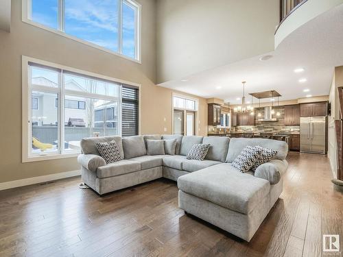 12828 201 Street, Edmonton, AB - Indoor Photo Showing Living Room