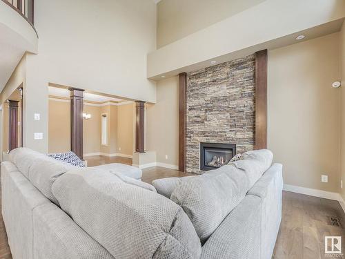 12828 201 Street, Edmonton, AB - Indoor With Fireplace