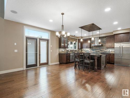 12828 201 Street, Edmonton, AB - Indoor Photo Showing Kitchen With Upgraded Kitchen