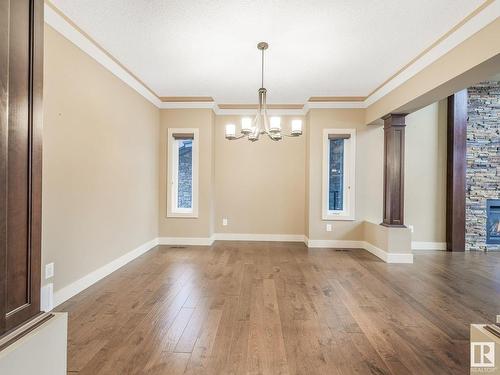 12828 201 Street, Edmonton, AB - Indoor Photo Showing Other Room With Fireplace