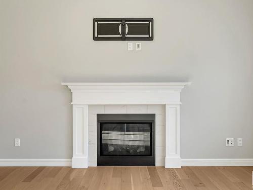 22407 99 Avenue, Edmonton, AB - Indoor Photo Showing Living Room With Fireplace