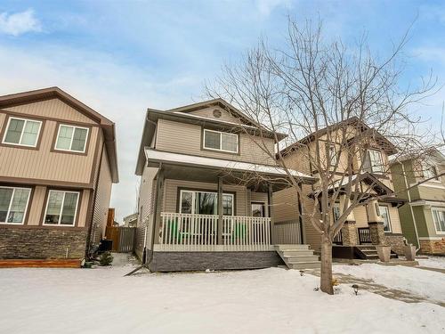 7111 Cardinal Way, Edmonton, AB - Outdoor With Deck Patio Veranda With Facade