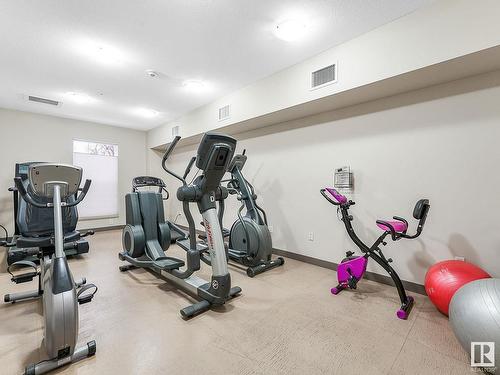 107 1003 Gault Boulevard, Edmonton, AB - Indoor Photo Showing Gym Room