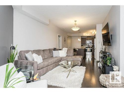 315 10523 123 Street, Edmonton, AB - Indoor Photo Showing Living Room