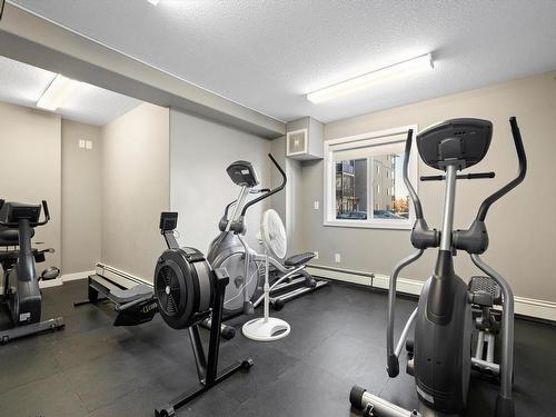 109 14808 125 Street, Edmonton, AB - Indoor Photo Showing Gym Room