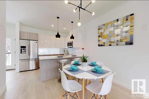 12903 107 Avenue, Edmonton, AB - Indoor Photo Showing Dining Room