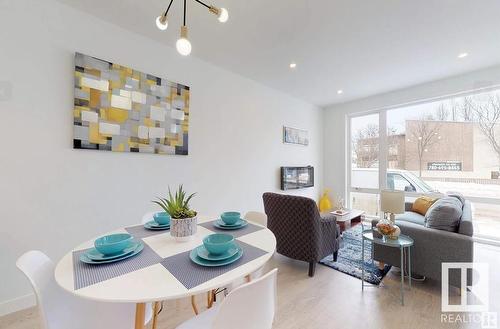 12903 107 Avenue, Edmonton, AB - Indoor Photo Showing Dining Room