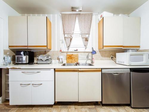 11519 95 Street, Edmonton, AB - Indoor Photo Showing Kitchen With Double Sink