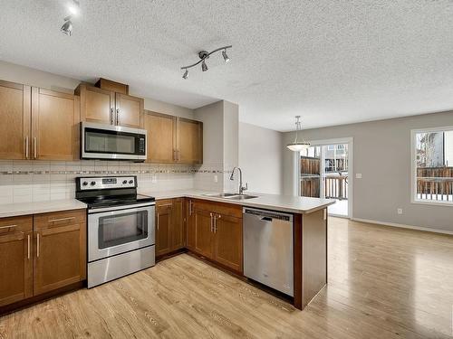 705 176 Street, Edmonton, AB - Indoor Photo Showing Kitchen With Stainless Steel Kitchen With Double Sink