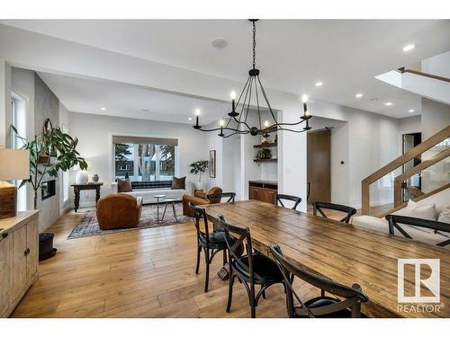 10335 139 Street, Edmonton, AB - Indoor Photo Showing Dining Room