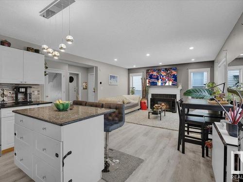 431 Breckenridge Lane, Edmonton, AB - Indoor Photo Showing Other Room With Fireplace