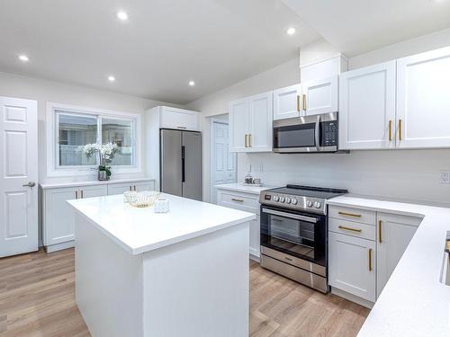 11860 58 Street, Edmonton, AB - Indoor Photo Showing Kitchen With Upgraded Kitchen