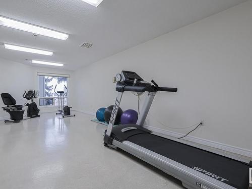 306 10915 21 Avenue, Edmonton, AB - Indoor Photo Showing Gym Room