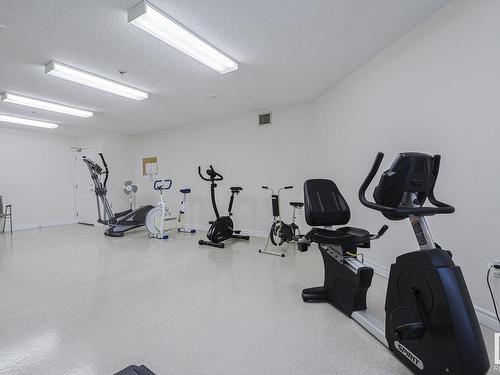 306 10915 21 Avenue, Edmonton, AB - Indoor Photo Showing Gym Room