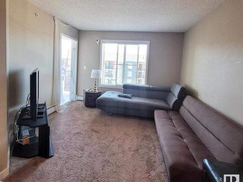 407 12025 22 Avenue, Edmonton, AB - Indoor Photo Showing Living Room