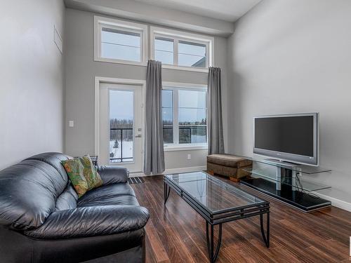 409 5029 Edgemont Boulevard, Edmonton, AB - Indoor Photo Showing Living Room