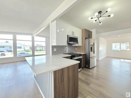 13324 79 Street, Edmonton, AB - Indoor Photo Showing Kitchen With Upgraded Kitchen