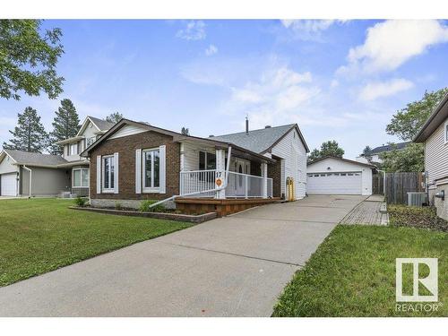 17 Waverly Drive, St. Albert, AB - Outdoor With Deck Patio Veranda With Facade