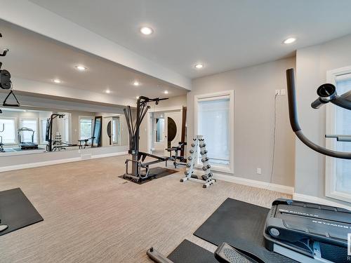 3126 Watson Green, Edmonton, AB - Indoor Photo Showing Gym Room